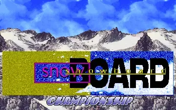 Snow Board Championship (set 2)-MAME 2003